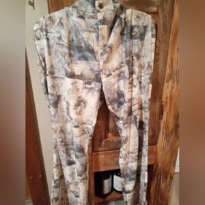 Southern Grace Printed Women’s Pants in Beige, Gray and Black